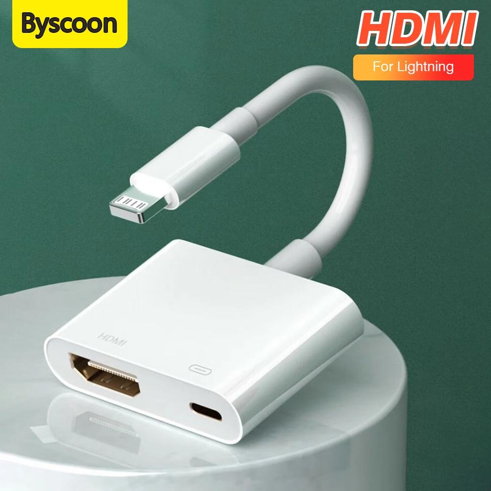 Byscoon  HDMI ػ, 1920x1080P  USB/OTG , i-Phone, i-Pad, 1080p TV ũ  ̺ Ʈ ȯ
